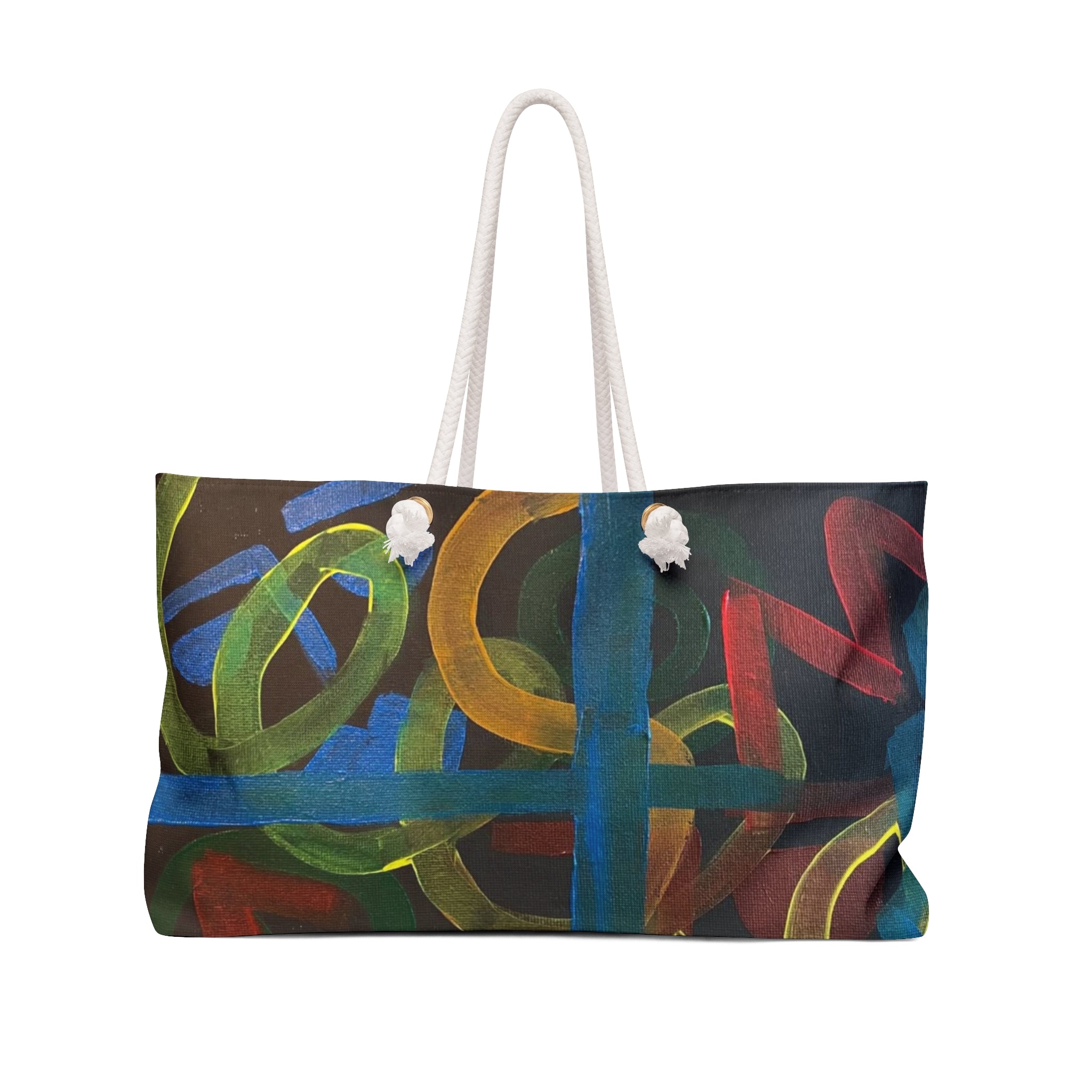 Weekender Bag — Colorful Abstract Graffiti Travel Tote