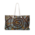 Abstract Spiral Weekender Bag — Artistic Travel Duffle