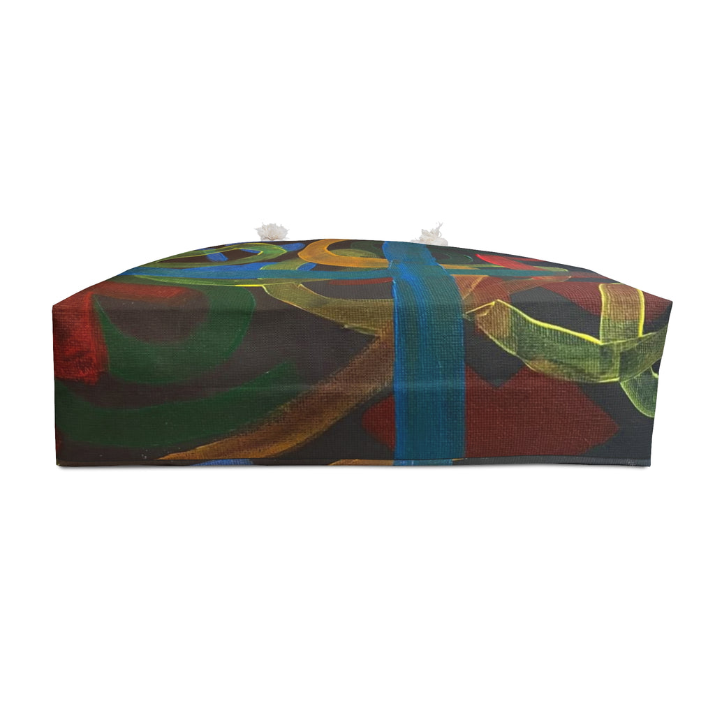 Weekender Bag — Colorful Abstract Graffiti Travel Tote